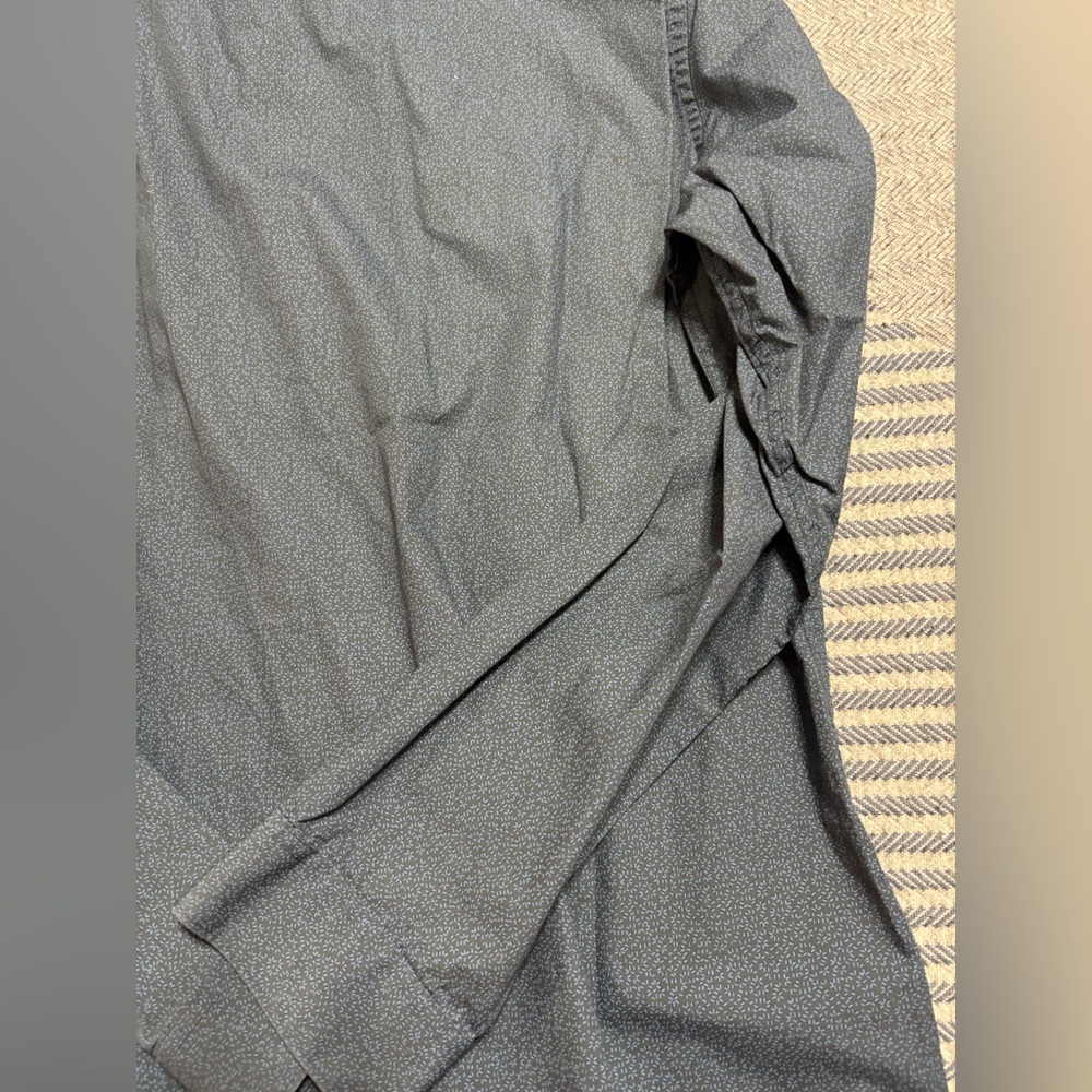 Calvin Klein Dark Blue Button Down Shirt - Picture 8 of 12